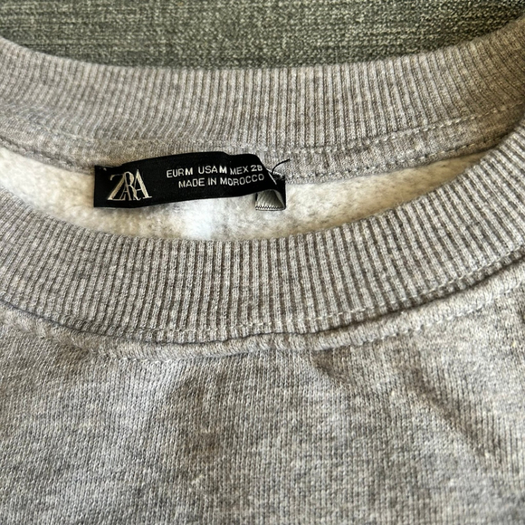 Zara NYC skyline gray sweatshirt Medium - Picture 2 of 5